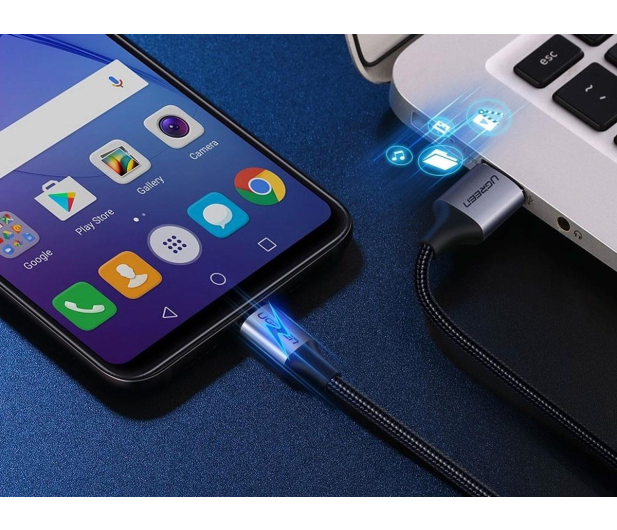 UGREEN Kabel USB do Micro USB US290 QC 3.0 2.4A 1m czarny - 1489120 - zdjęcie 4